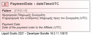 XSD Diagram of PaymentDate
