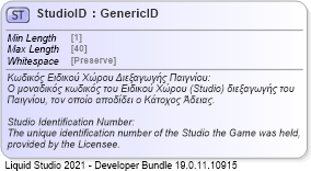 XSD Diagram of StudioID