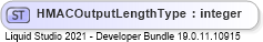 XSD Diagram of HMACOutputLengthType